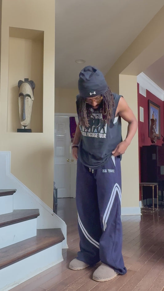 Navy Blue BE YOU. Sweatpants